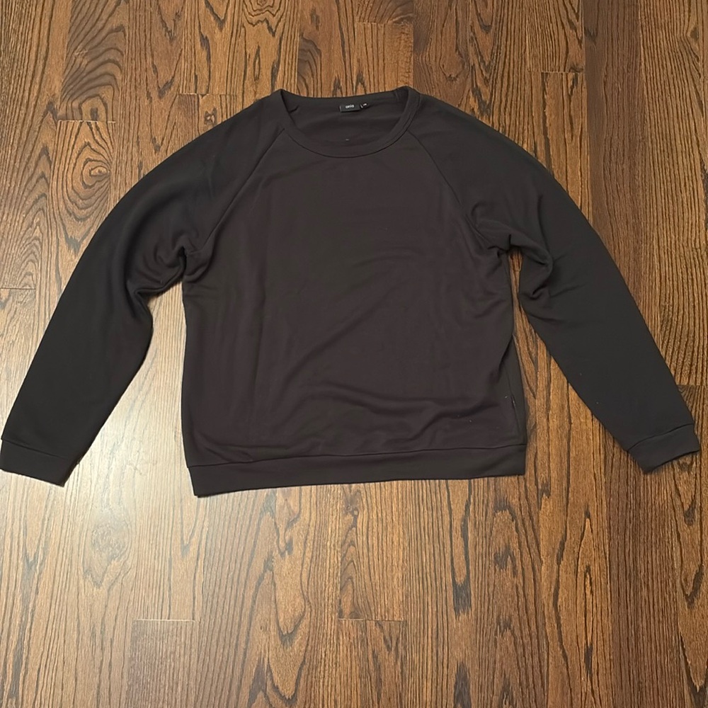 Onia Round Neck Graphic Pullover